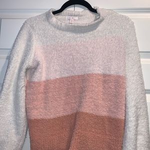 Lauren Conrad fuzzy sweater